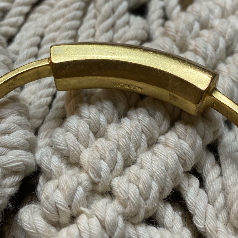 J. Crew | Gold bar cuff bracelet #188 - Picture 6 of 6